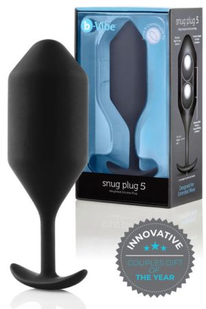 B-Vibe Weighted Silicone 6.3" Snug Butt Plug 5 (350g)