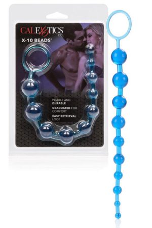 California Exotic 11" Pliable Anal Beads with Retrieval Ring