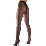 Cottelli Crotchless Black Tights