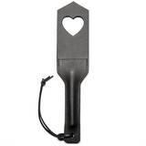 DOMINIX Deluxe Leather Heart Slapper Paddle