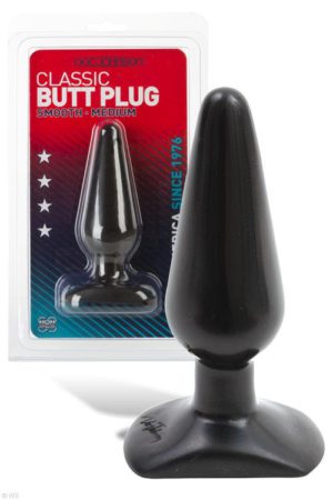 Doc Johnson 5.5" Smooth Black Butt Plug