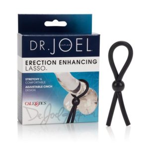 Dr Joel Kaplan - Erection Enhancing Lasso Cock Ring (Black)