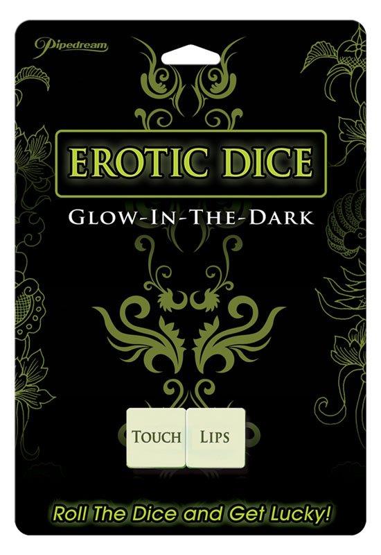 Erotic Dice - Glow in the Dark Love Dice