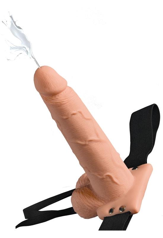 Fetish Fantasy - Hollow Squirting Strap-On (7.5 Inches)