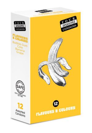 Four Seasons Flavoured Condoms - 12 Pack