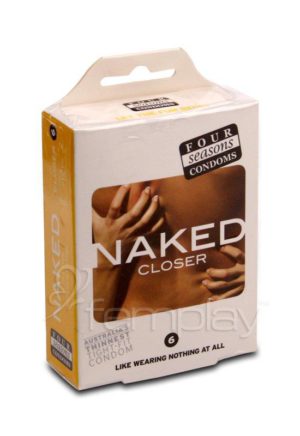Four Seasons Naked Closer Condoms - 6 Pack