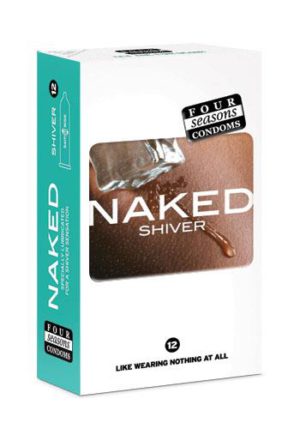 Four Seasons Naked Shiver Condoms - 12 Pack