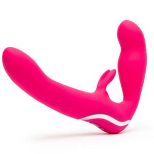 Happy Rabbit - Rechargeable Strapless Strap-On (Pink)
