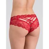 Lovehoney Red Lace Crotchless Criss-Cross Back Knickers