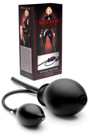 Mistress by Isabella Sinclaire 4.5" Inflatable Butt Plug with Enema Attachment