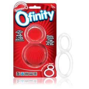 Ofinity - Double Cock Ring (Clear)