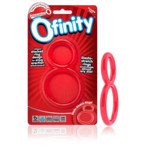 Ofinity - Double Cock Ring (Red)