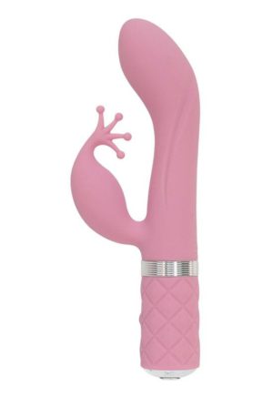 Pillow Talk - Kinky - Rabbit and Clitoral Vibe - Pink