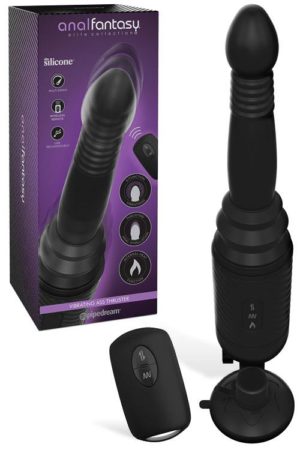 Pipedream 12" Warming & Vibrating Silicone Anal Thruster with Remote