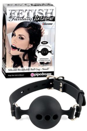 Pipedream Adjustable Breathable Silicone Ball Gag - Small