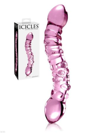 Pipedream Icicles 7.75" Double-Sided Glass Massager
