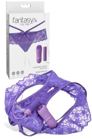 Pipedream Remote-Controlled Vibrating Crotchless Panty