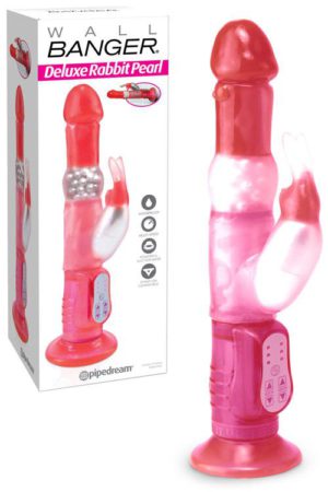 Pipedream Wall Banger Deluxe Rabbit Vibrator With Rotating Pearls