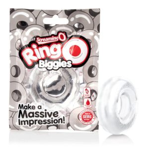 RingO Biggies Cock Ring (Clear)
