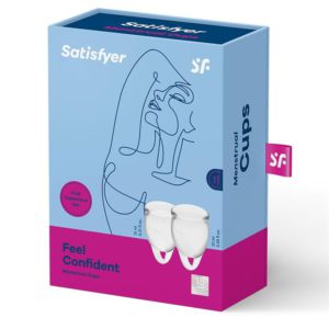 Satisfyer Feel Confident Menstrual Cups (Clear)