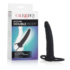 Silicone Double Rider - Double Penetrating Cock Ring