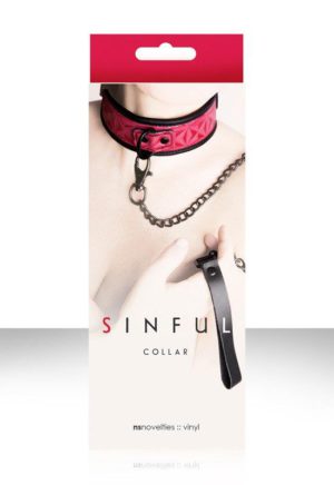 Sinful - Collar and Leash (Pink)